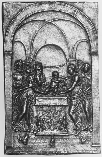 The Presentation of Christ in the Temple by Moderno (Galeazzo Mondella) depicting John 1