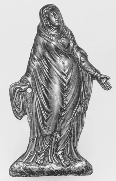 Mourning Virgin from a Crucifixion Group by Anonymous depicting Matthew 27