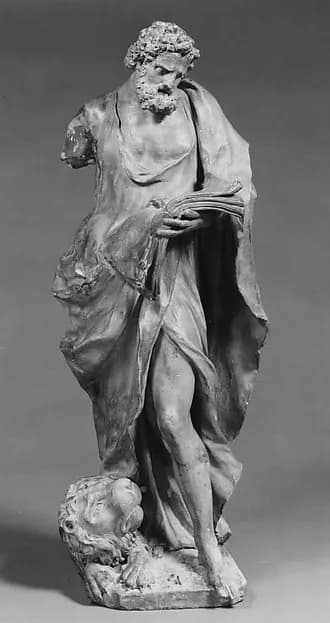 Saint Mark by Anonymous depicting Mark 1
