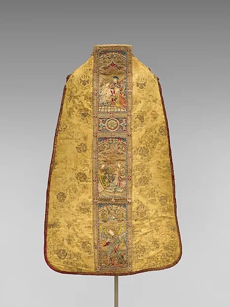 Chasuble front by Anonymous depicting Luke 1