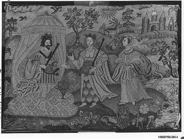 Solomon and the Queen of Sheba by Anonymous depicting 1 Kings 10