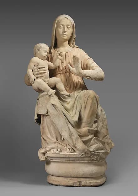 Madonna and Child by Anonymous depicting Luke 2