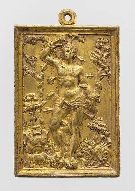 Saint Sebastian by Anonymous depicting Romans 8