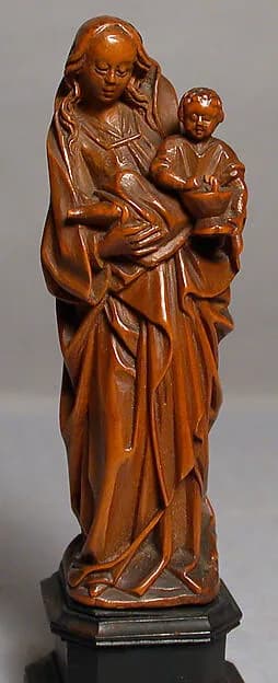 Statuette of the Virgin and Child by Anonymous depicting Luke 2
