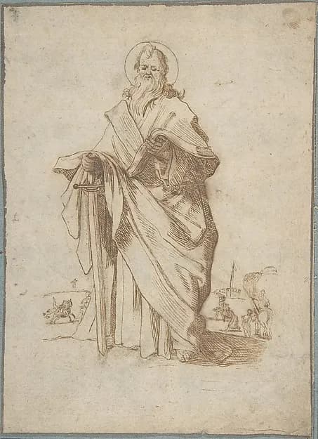 St. Paul by Jacques Callot depicting Acts 9