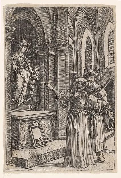 Solomon's Idolatry by Albrecht Altdorfer depicting 1 Kings 3