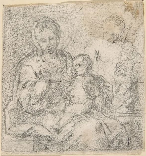Holy Family by Pedro Duque Cornejo depicting Luke 2