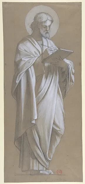 Saint Matthew by Camille-Auguste Gastine depicting Matthew 1