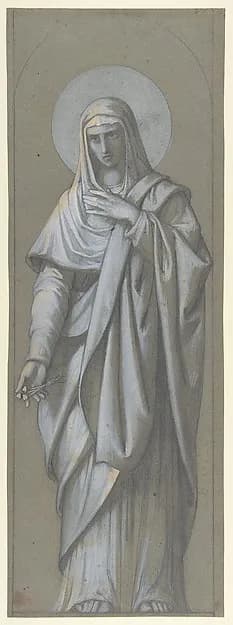 Mater Dolorosa by Camille-Auguste Gastine depicting Luke 1