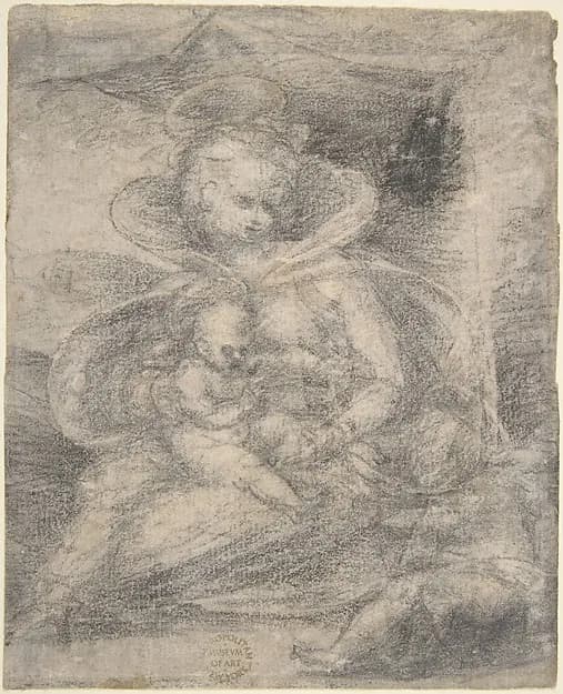 The Virgin and Child by Fra Bartolomeo (Bartolomeo di Paolo del Fattorino) depicting Luke 2
