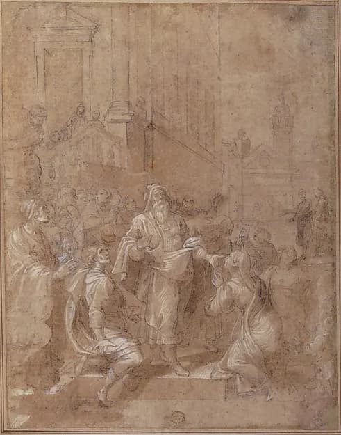 Thanksgiving, for the Acquittal of Susanna (Daniel 13:63) by Baldassare Croce depicting Daniel 2
