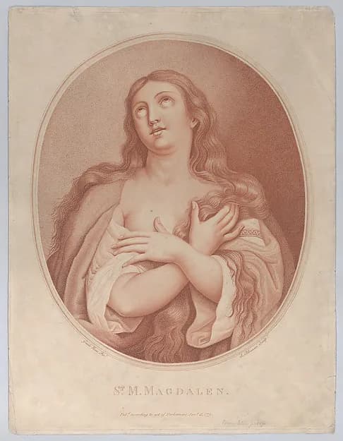 Saint Mary Magdalen by Angelo Albanesi depicting Luke 7