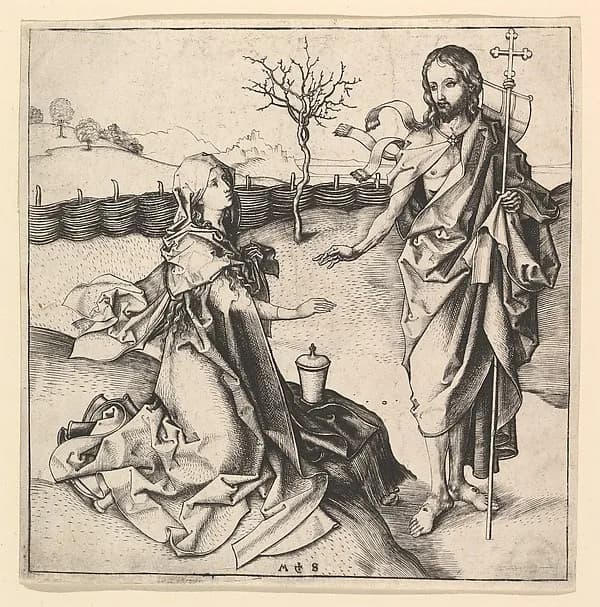 Noli me Tangere by Martin Schongauer depicting John 20
