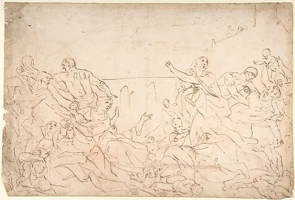 Massacre of the Innocents by Anonymous, Italian, 16th century depicting Matthew 2