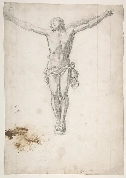 Christ on the Cross by Girolamo Muziano depicting Matthew 27