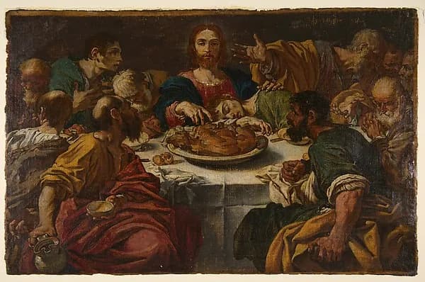 The Last Supper by Bartolomeo Schedoni depicting Matthew 26