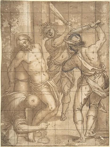 Scourging of Christ by Anonymous, Italian, 16th century depicting John 1