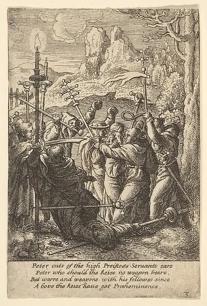 Jesus taken by Wenceslaus Hollar depicting John 1