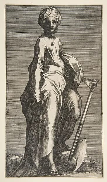 Saint Jude (or Saint Matthias) by Jacques Bellange depicting Jude 1