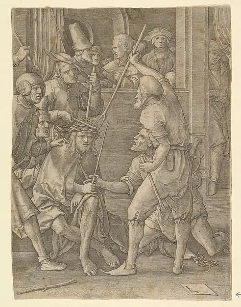 Christ Crowned with Thorns by Lucas van Leyden depicting John 1