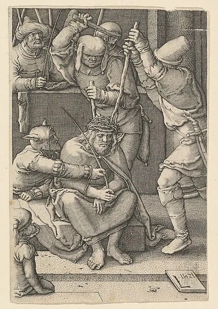 Christ Crowned with Thorns, from "The Passion of Christ" by Jan Muller depicting John 1