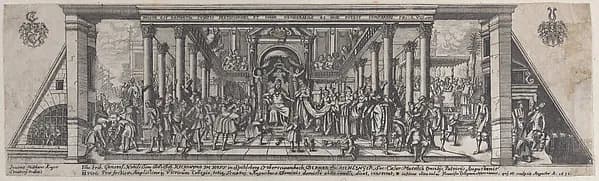 The Queen of Sheba before Solomon by François Collignon depicting 1 Kings 10