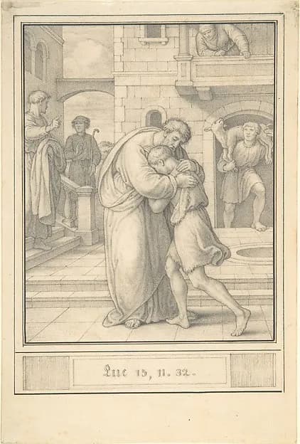 Return of the Prodigal Son by Friedrich Olivier depicting Luke 15