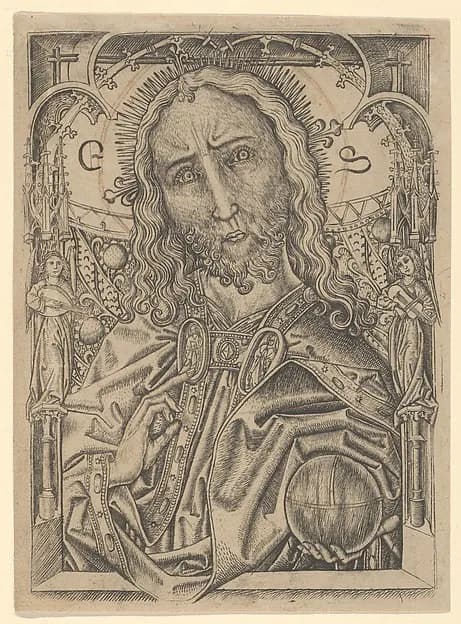 The Savior by Master ES depicting John 1