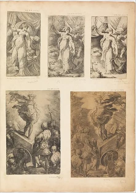 Judith by Giulio Bonasone depicting Judith 13
