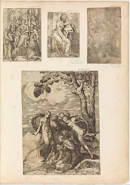 Madonna and Child by Battista Angolo del Moro depicting Luke 2