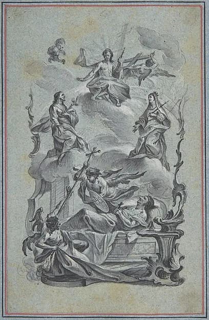 Saint Michael by Josef Christ depicting Revelation 12