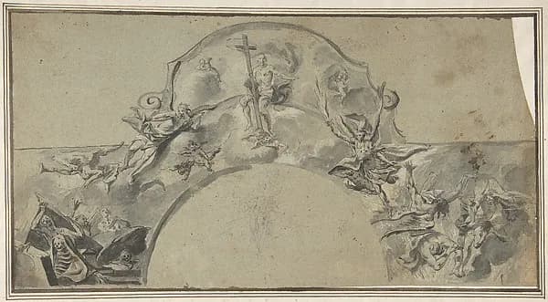 Christ as Judge by Gottfried Bernhard Goetz depicting John 1