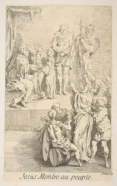 Ecce Homo by Claude Gillot depicting John 19