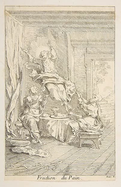 Division of the Bread by Claude Gillot depicting John 1