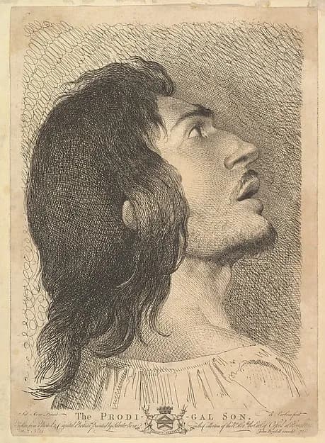 The Prodigal Son by Richard Earlom depicting Luke 15
