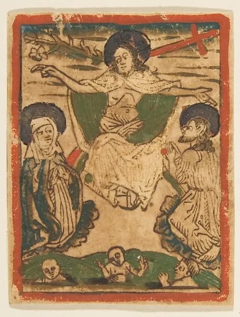 The Last Judgment by Anonymous, German, 15th century depicting Revelation 20
