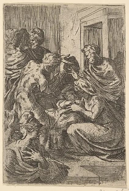 Nativity by Anonymous, Italian, 16th century depicting Luke 2