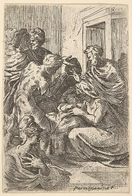 Nativity by Anonymous, Italian, 16th century depicting Luke 2