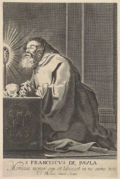 St. Francis de Paul by Anonymous, French, 17th century depicting John 1