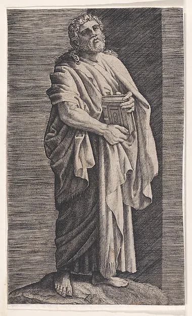 St. Philipp, from "Christ and the Apostles" by Lambert Suavius depicting John 1