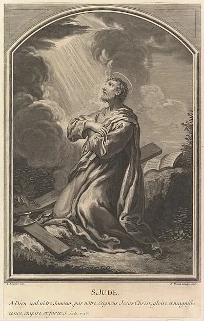 Saint Jude by Etienne Brion depicting Jude 1