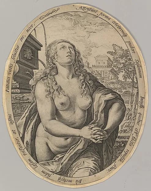 Susanna by Hendrick Goltzius depicting Daniel 13