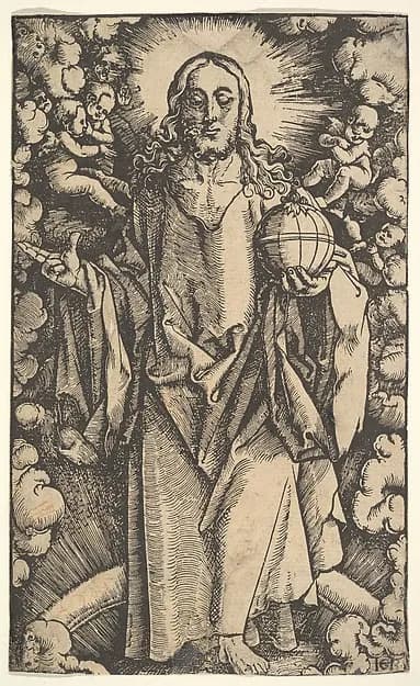 Christ with a Globe by Hans Baldung Grien depicting John 1