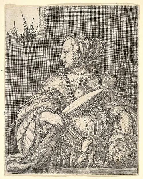 Judith by Barthel Beham depicting Judith 13