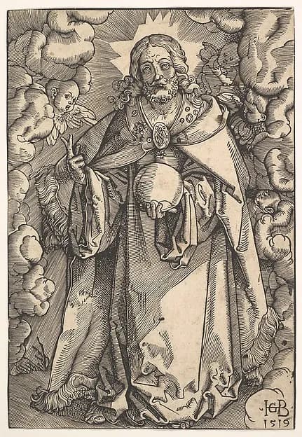 Christ with the Orb of the World in His Left Hand by Hans Baldung Grien depicting John 1