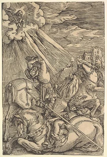 Conversion of Paul by Hans Baldung Grien depicting Acts 9