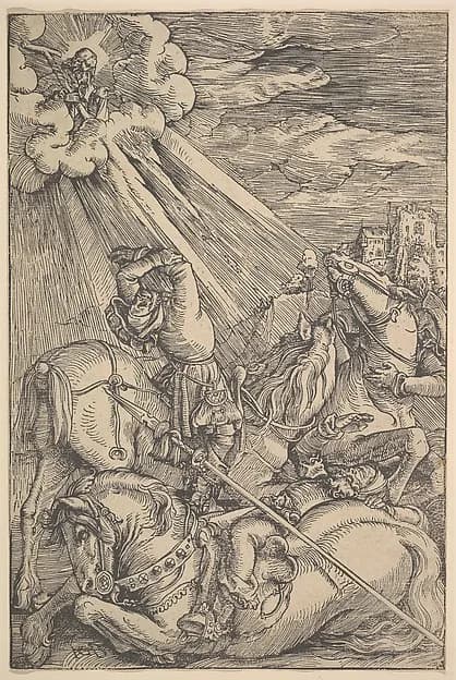 Conversion of Paul by Hans Baldung Grien depicting Acts 9