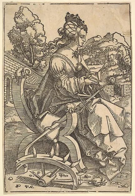St. Catherine by Hans Baldung Grien depicting Romans 8