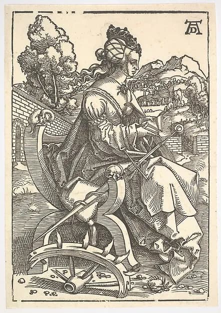 St. Catherine by Hans Baldung Grien depicting Romans 8