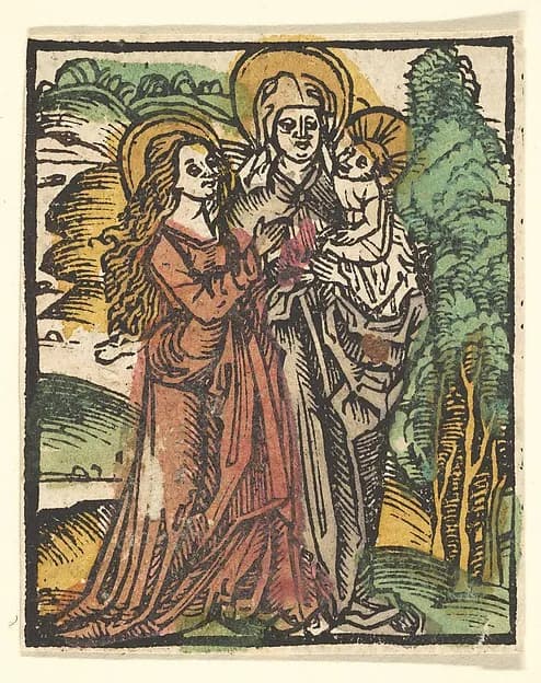St. Anne (copy) by Hans Baldung Grien depicting Luke 1